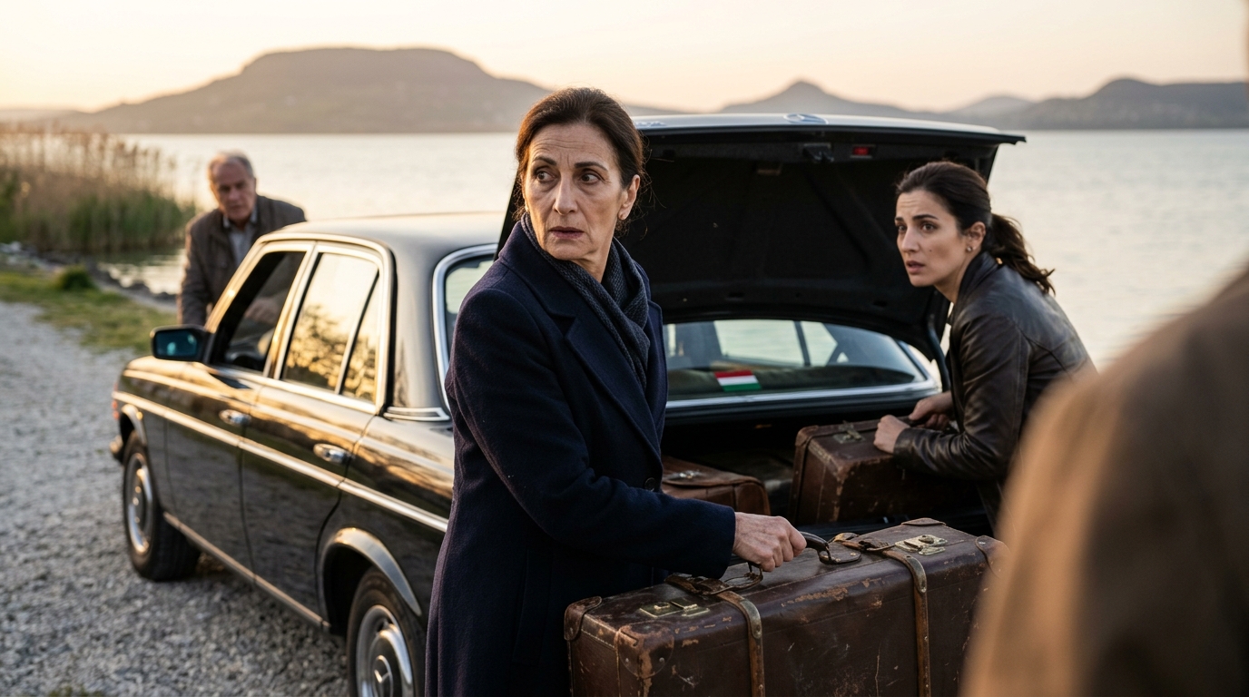 Láttam a lányomat és az unokámat a parkban, két bőrönddel mellettük. Megkérdeztem, miért nincs velem. Könnyeket visszafojtva azt mondta, hogy azért engedték el, mert az apósa szerint a családom nem elég jó. Mosolyogtam, kinyitottam az autó ajtaját, és azt mondtam: „Szállj be.” Mire találkozott az igazi felelős személlyel, már túl késő volt.  Láttam a lányomat és az unokámat a clevelandi Edgewater Parkban, két kopott bőrönddel a pad mellett, és egy pillanatra azt gondoltam magamban, hogy valószínűleg csak egy fuvarra várnak. Aztán az unokám mindkét kezét egy kis rózsaszín kardigán köré fonta, és tudtam, hogy ez valami más.  Két nappal korábban a lányom üzenetet küldött, hogy elfoglalt a munkahelyén. Túl elfoglalt ahhoz, hogy felhívjon. Túl elfoglalt ahhoz, hogy beugorjon az irodámba. Hittem neki, mert az anyák megszokják, hogy először a megtisztított verziót fogadják el, és csak azután fedezik fel az igazságot. A tó széle folyamatosan az arcába lökte a haját. A szemei ​​fel voltak duzzadva. Az egyik bőrönd a homokra esett, és egy gyerekcipő félig kilógott a cipzárból. Jegeskávéval és babakocsival teli emberek jártak arra, mint bármelyik másik délután, a lányom pedig úgy ült ott, mintha valaki csendben eltépte volna a padlót a lába alól.