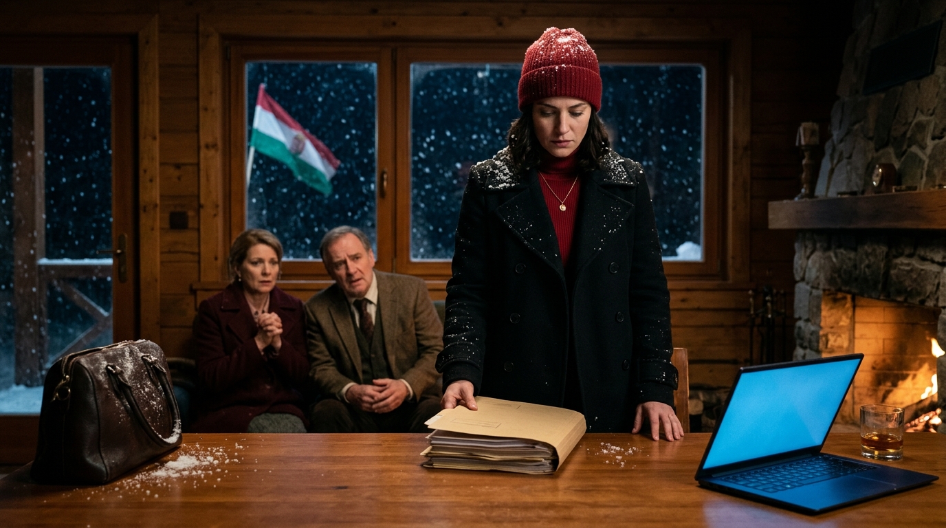 Anyukám könyörgött, hogy menjek haza az ünnepekre. Miután áthajtottam egy hóviharon, kinyitotta az ajtót: nem köszönt. Nem ölelt. Csak: “Írd alá ezeket a papírokat. Kifizeted a bátyád adósságát.” A bátyám nevetett: “Most csapdába esett.” Mindannyian vigyorogtak. Én csak mosolyogtam és egy dolgot mondtam… És ekkor megőrültek. Anya folyton azt suttogta: “nem… Nem… Nem tehetik.”  Hat óra hóviharban, kifehéredett utak, a fényszórók eltűnnek a semmiben. Az a fajta autózás, ahol abbahagyod a térkép böngészését, és csak az ösztöneidre hallgatsz. Mire a házhoz értem, a hó már a kabátom varrásaiba tömörült.  Az ajtó kinyílt.  Nem ölelkezés.  Nem “sikerült.”  Csak…  “Jó. Ülj le.”  Az asztal már meg volt terítve.  Nem vacsorára.  A papírmunkához.  Egy vastag halom várt középen, mintha régebb óta lett volna ott, mint én.  Anyukám felém csúsztatta. „Aláírás. Önkéntes gyámság. Felelősséget vállalsz a bátyád adósságáért.” Nincs magyarázat. Csak elvárás.  A bátyám már hátradőlt a székében, és valamit pörgött az ujjai között, mintha már látta volna ezt a jelenetet korábban.  „Sehova sem megy” – mondta félig nevetve. „A vihar itt ragadta.” Azt hitték, az időjárás elvégezte a munkát helyettük. Hogy az út, az elszigeteltség, az időzítés…  sarokba szorít, hogy igent mondjak. Nem nyúltam a papírokhoz. Nem vitatkoztam.  Nem kérdeztem, mennyire rossz az adósság.  Csak az utolsó oldalra néztem.  Az aláírás sorára.  És elmosolyodtam.  Ez volt az a rész, ami kizökkentette őket.  Mert régen veszekedtem.  Régen magyarázkodtam.  Ezúttal nem tettem.  Mondtam egy mondatot. Elég halkan ahhoz, hogy senki a szobán kívülről ne hallja.  De bent…  leesett. A bátyám megállt. Teljesen. Az apám nem szólt semmit. És anyám… hátralépett. Lassan. Mintha valami belépett volna a szobába, amit nem látott… de azonnal megértett. – Nem… – suttogta. Aztán megint halkabban. – Nem… nem tudják. Tudta a szót, amit használtam. Látta már korábban is. Nem beszélgetésekben. Értesítésekben. Leveleket az emberek nem bontnak ki mások előtt. Azokban, amelyek megváltoztatják, hogy ki mivel tartozik – és kinek. A vihar folyamatosan csapkodott az ablakokon. De belül valami más változott meg először. Nem a hatalom. Az iránya. Nem nyúltam a toll után. Nem kellett volna. Mert mire bárki is arra gondolt volna, hogy bezárja azt az ajtót – már nem számított.