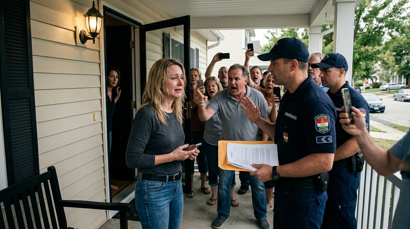 Hajnali 1-kor hívtak a szüleim, és azt kiabálták: „Utalj 20 000 dollárt – a bátyád a sürgősségin van!” Feltettem egy kérdést… és kikerülték. Szóval azt mondtam: „Hívd fel a kedvenc lányodat”, letettem a telefont, és visszafeküdtem aludni. Másnap reggel… a rendőrség az ajtómnál volt. A kopogás nem szomszédi volt. Nem kézbesítés volt. Az a fajta kopogás volt, amitől a tested – mielőtt az agyad – eldönti, hogy már nem te irányítasz. Régi melegítőnadrágban és egy pólóban, amiben aludtam, a hajam laza kontyba fogva nyitottam ki az ajtót. Hideg reggeli levegő áradt be a bejáratba, és a gyomrom olyan gyorsan összeszorult, mintha kihagytam volna egy lépcsőfokot.