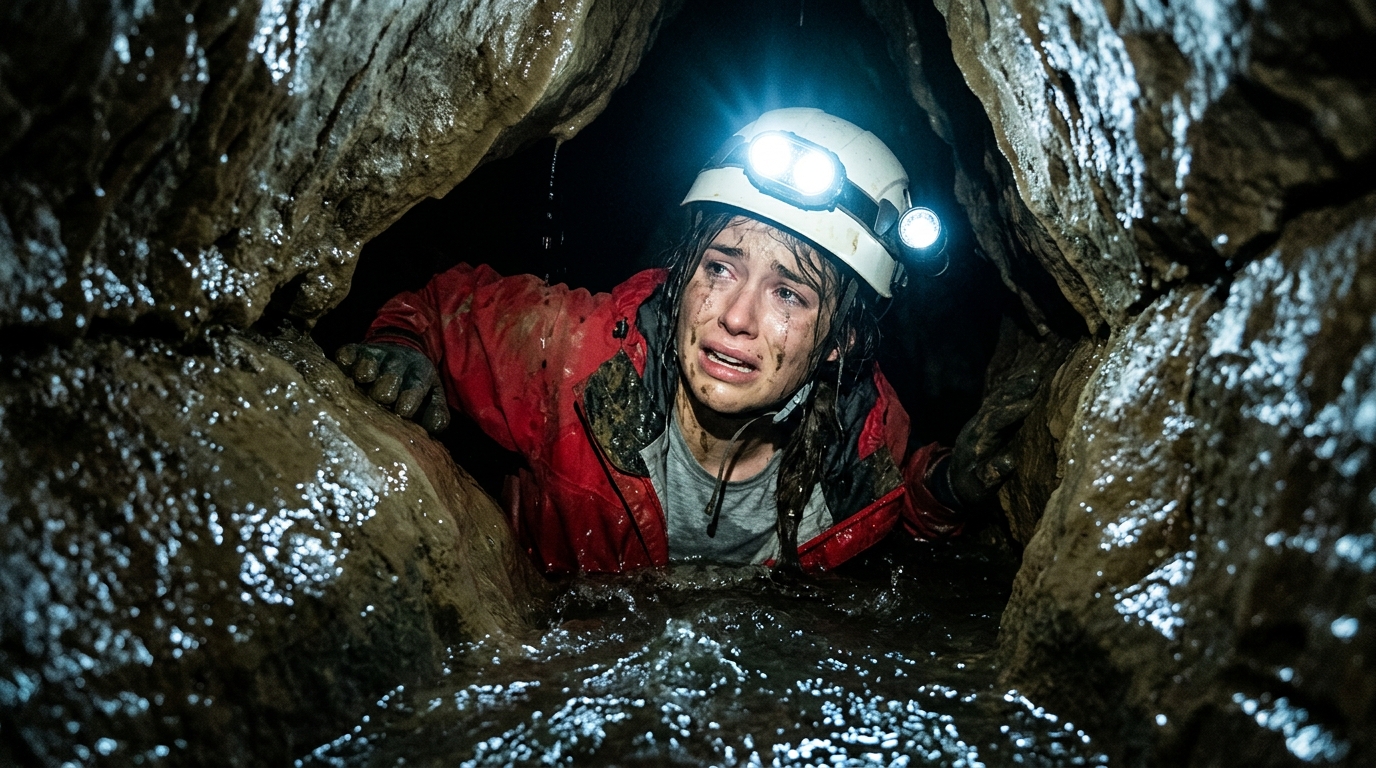 Csapdába esve egy sötét és magányos kunyhóban