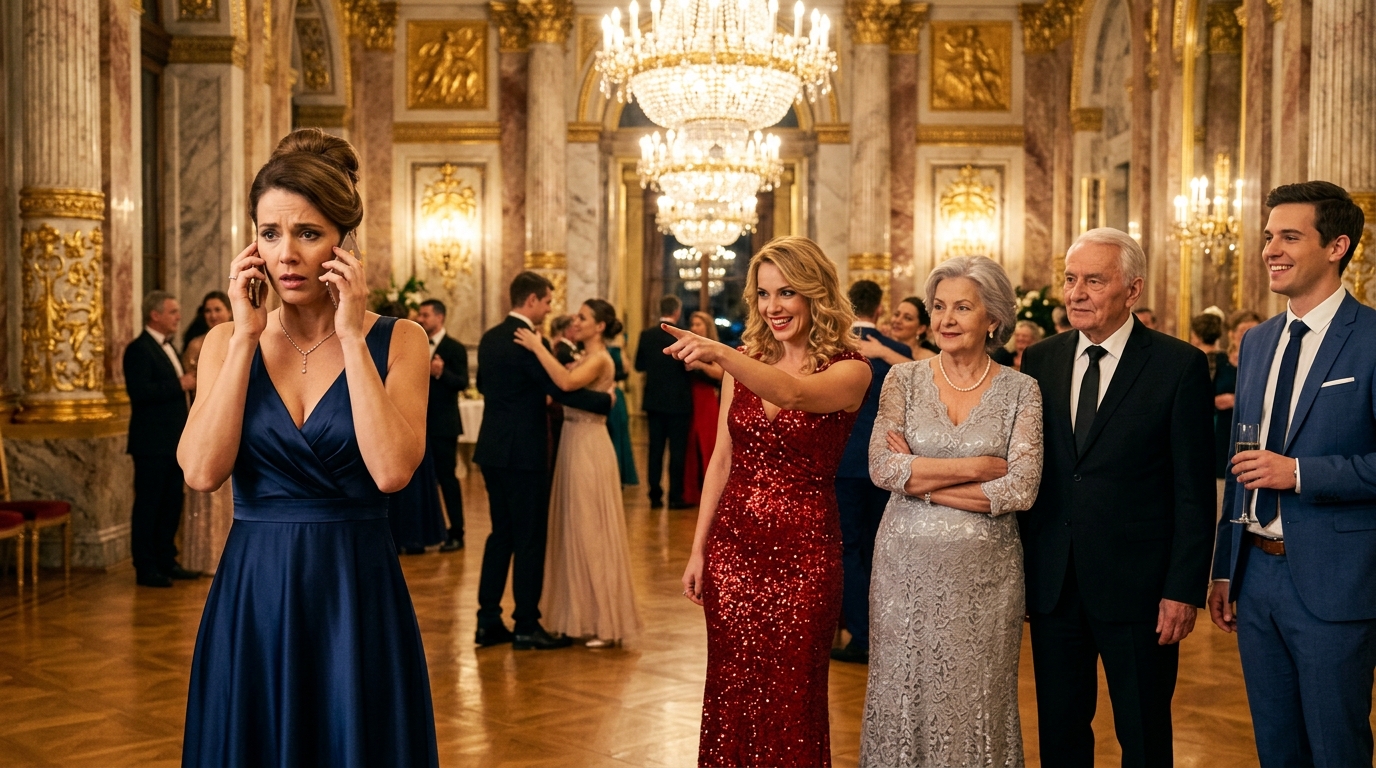 „Megalázták az „olcsó” ruhája miatt anélkül, hogy tudták volna, ki a férje… Ami ezután történt, az az egész milliomos családot tönkretette!” 👗🍷💥  A genfi ​​Grand Hotel aznap este olyan fényűzéssel tündökölt, ami látszólag a megfélemlítésre szolgált. Hatalmas kristálycsillárok aranyló fényt vetettek a haute couture ruhák, káprázatos ékszerek és egyedi kosztümök tengerére. A levegő tele volt drága parfümökkel és a pezsgőspoharak állandó csilingelésével. Ez volt a hatalom és a gazdagság központja Svájcban, egy olyan hely, ahol a vezetékneved sokkal többet ért, mint a bankszámlád. Elena Moretti arroganciával és exkluzivitással átitatva lépett be ebbe a világba.