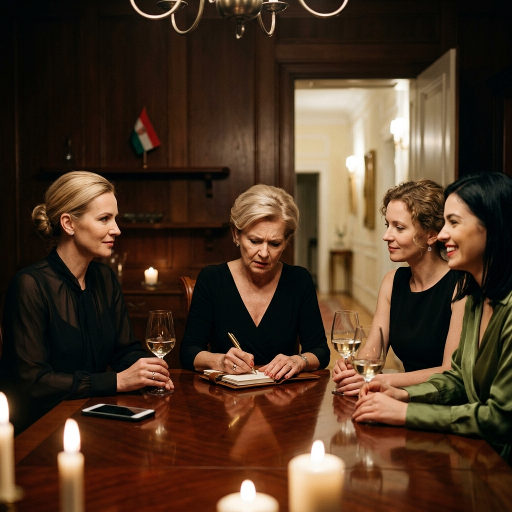 Nem sokkal azután, hogy eltemettem a férjemet, anyám már az étkezőasztalnál ült, lapozgatott a jegyzetfüzetében, és felsorolta, hogyan költse el a biztosítási pénzt: felújítsa a házat, vegyen a nővéremnek egy luxusautót, sőt, akár egy villát Miamiban; apám a cég részvényeiről kérdezősködött, a nővérem már azt tervezte, hogy kitörli az adósságát, én pedig csak ültem ott, hallgattam az egészet, mosolyogtam, miközben az életem jövőjéről vitatkoztak, majd halkan azt mondtam: „Nem vagyok én hülye.” Olyan halkan mondtam, hogy majdnem eltűnt apám whiskyjének jégcsörgése alatt, de az asztalnál mindenki hallotta.  Néhány nappal korábban még mindig egy austini templomi padsor végén álltam, jéghideg kézzel, a megyei kórházból származó automatából kiáramló kávé még mindig keserű a nyelvemen, és hallgattam, ahogy az emberek a férjem jó életéről beszélnek, mintha ha elég sokáig hallom, valahogy elfogadtatna velem, hogy soha többé nem fog visszatérni arra a verandára. Még mindig nem voltam hozzászokva a konyha csendjéhez, még mindig nem voltam hozzászokva, hogy a kulcstartója magányosan hever a kőpulton, a családom pedig már meg is jelent, mintha pont időben érkeztek volna egy házbemutatóra.  Anyám átölelt a temető parkolójában, és gyönyörűen sírt, jelre, azzal a fajta gyászával, ami távolról meggyőzőnek tűnik. De abbahagyta, mielőtt az esőtől nedves hazafelé vezető út még kiszáradt volna alattunk. A nővérem a hátsó ülésen igazgatta a biztonsági övét, és megkérdezte, hogy mennyibe kerülhetnek most a házak ebben a környéken. Apám akkor nem szólt semmit. Csak kinézett az ablakon, elhaladt a járdaszegély mentén megdőlt postaládák mellett, és megkérdezte, hogy ki fogja „elintézni a fennmaradó ügyeket”.  Aznap este visszautasították a már kifizetett hotelszobámat. Azt mondták, hogy a családnak közel kell maradnia egymáshoz ilyenkor. Ez elég ésszerűnek hangzott. De az ő megközelítésük a közelségről azt jelentette, hogy kinyitom az italos szekrényemet, elfoglalom a legjobb vendégszobát, a butik bevásárlószatyrokat a lépcső mellett hagyom, és olyan nyugodt, kiegyensúlyozott hangon beszélek, amitől úgy érzem magam, mintha én lennék az, aki nem illik a saját otthonomba. Nem tudom elfelejteni azt a vacsorát. Az asztal feletti fény elég erős volt ahhoz, hogy minden arckifejezést elkapjon. Anyám úgy nyitotta ki azt a bőrfüzetet, mintha egy karácsonyi teendőlistát olvasna fel. Újítsd fel a házat. Vegyél a húgodnak egy rendes autót. Talán később gondolj Miamira. A húgom gyorsabban bólintott, mint ahogy az udvariasság megkívánta volna. Apám ugyanazzal a hanggal kérdezett rá a cég részvényeire, mint ahogyan egy földdarab árát szokta. Egyikük sem kérdezte meg, hogy aludtam-e előző éjjel. Egyikük sem kérdezte meg, hogy egyáltalán kinyitottam-e már a férjem szekrényét.  A leghidegebb nem az volt, hogy pénzt akartak. Az volt a legnyugodtabb az egészben, hogy milyen nyugodtak voltak. Ahogy az életemről beszéltek, mintha minden már el lett volna intézve, mintha már csak arra várna, hogy aláírjam a megfelelő helyen. Anyám egy tollat ​​tett a tányérom mellé. Egy vékony fekete tollat. Láttam már korábban a konyhapulton, közvetlenül egy papírhalom mellett, amit túl gyorsan fordítottak lefelé, amikor beléptem. Az első oldal felső sarkában még mindig látszott egy vastag vonal, és közvetlenül alatta már ott állt a nevem kitöltve, egy olyan kézírással, amit túl jól ismertem.  (A részletek az első hozzászólásban találhatók.)