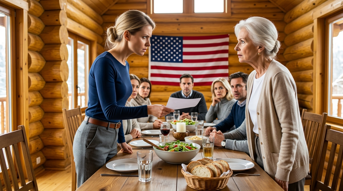 Anyák napján a lányom egy ohiói faház közepén állt, felolvasott egy 500 000 dolláros bankjegyet negyven rokon előtt, és „egy haszontalan embernek nevezett, akit három éven át támogattak” – hagytam, hogy befejezze, letettem egy régi mappát az asztalra, és csak másodpercekbe telt, mire az egész szoba rájött, hogy a nevem alatt valami olyasmi rejtőzik, aminek soha nem lett volna szabad léteznie.  De addig a pillanatig ott kellett ülnöm, és hallgatnom kellett, ahogy minden szó úgy hullik a pohárnak, mint egy kanál a pohárnak.  Az ebéd még mindig sült sonka és a mosogató melletti termoszból csöpögő gyenge kávé illatát árasztotta. A gyerekek ki-be rohangáltak a verandán. Épp most kapcsoltak ki egy kisteherautót a kocsifelhajtón. A szobában még mindig ott volt az udvarias, családias hangulat, mint a templom utáni összejöveteleken, és pontosan ettől volt hidegebb. Senki sem állította meg. Senki sem mondta, hogy ez elég. Csak ültek ott, szalvétára tették a kezük, az asztalra süppedt a szemük, majd visszacsúsztak hozzám, mintha arra várnának, hogy melyik mondat fog végre megtörni.