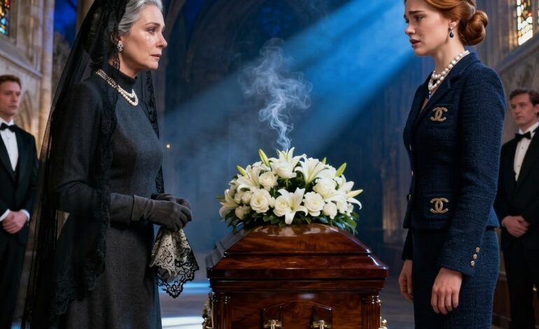 At billionaire Richard Sterling’s funeral, I stood cloaked in a veil. His current wife tried to push me out, completely oblivious that I was his original, legal spouse—and that I was about to inherit everything he owned….