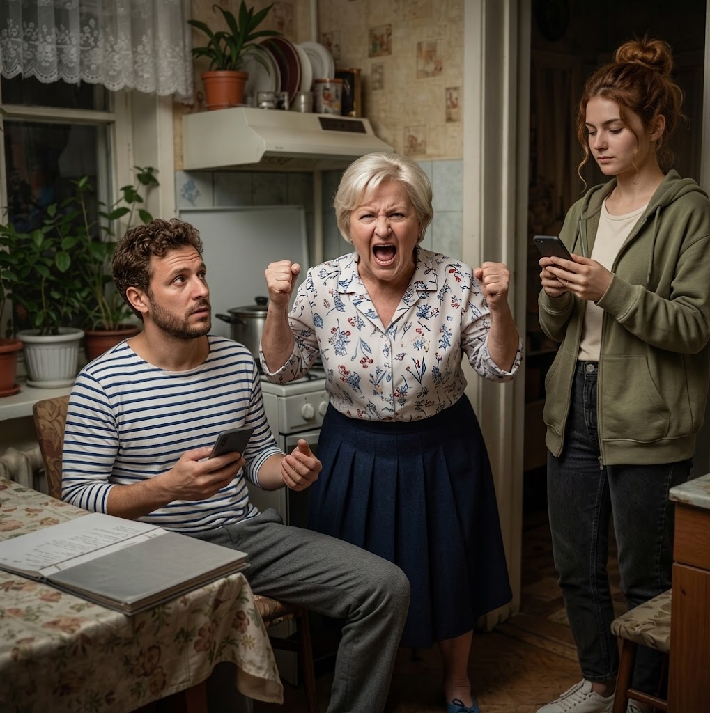 La belle-mère a crié : « Vide son compte jusqu’au dernier centime, elle nous doit tout ! » — mais s’est figée quand son fils a saisi le mot de passe de la banque.