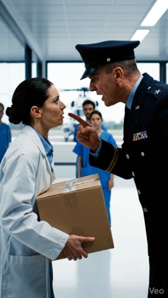 Le directeur de l’hôpital l’a libérée – quelques minutes plus tard, un hélicoptère naval a atterri sur le toit…