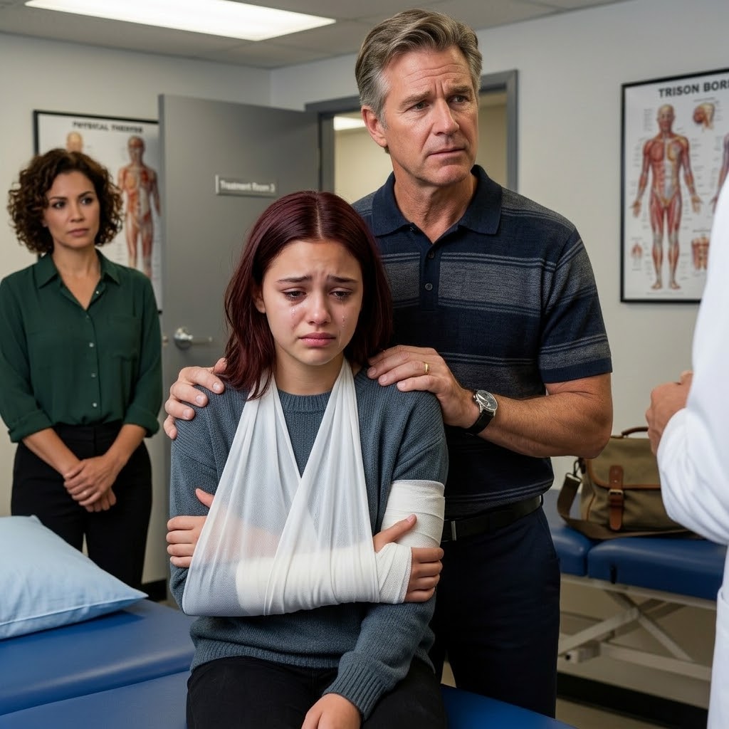 My stepfather broke my wrist, and my mother tried to cover it up by calling it a ‘bicycle accident.’ But my new physical therapist, a former FBI forensic specialist, immediately recognized the truth.”…
