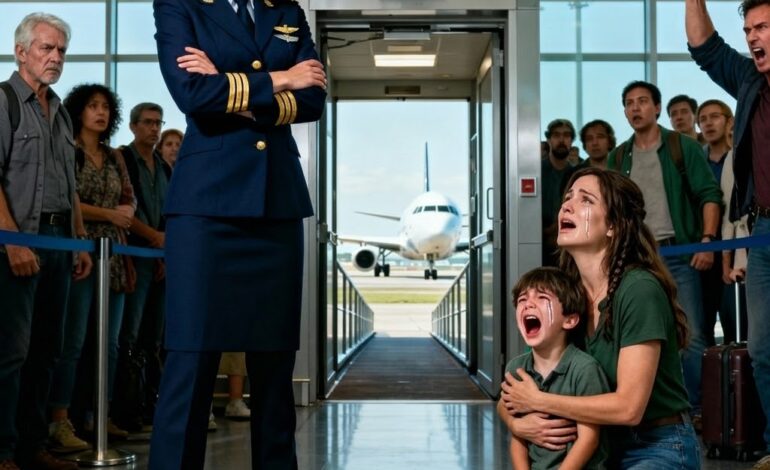 The gate agent barred our way, her expression blank. “Your tickets were canceled,” she said flatly. “We needed the seats for a VIP.”