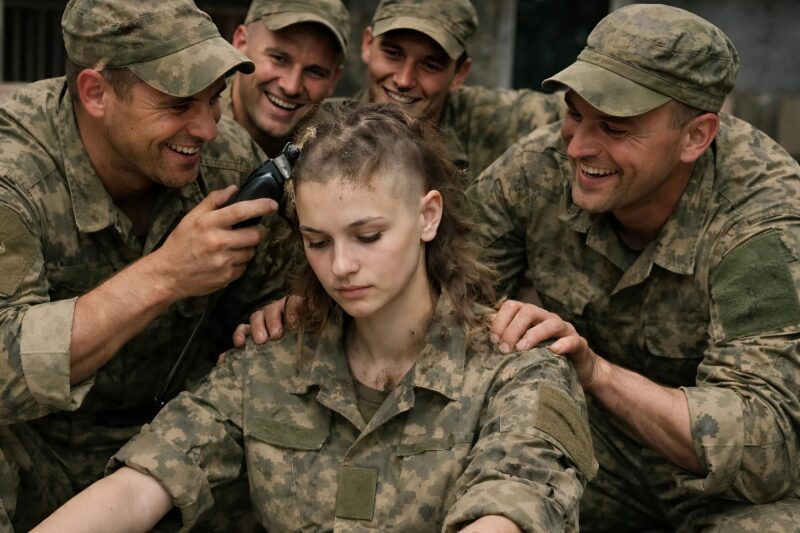 「髪を剃れ、彼女はただの新兵だ」と兵士の一人が言った。この時点で、彼らはこの新兵が本当は誰なのか想像もつかなかった