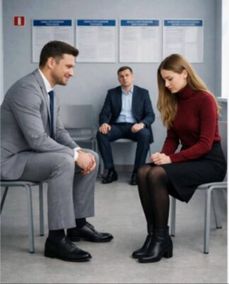 「我終於擺脫那個可憐的傢伙了！」丈夫在離婚儀式上宣布。