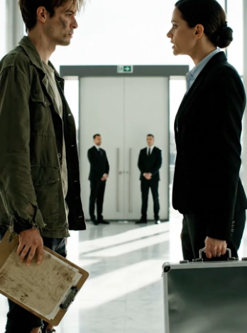 Sa chemise était propre, mais usée ; Il y avait une petite déchirure sur une manche. Ses chaussures semblaient avoir déjà parcouru d’innombrables kilomètres.