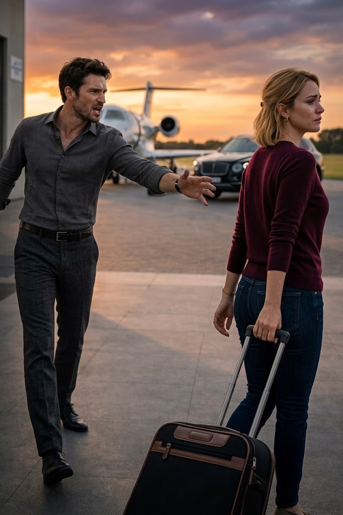 Elle a quitté la maison sans un mot après la rupture de son mariage – quelques heures plus tard, le jet privé du milliardaire est venu la chercher.