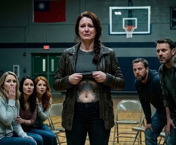 她只是来看儿子毕业——直到一个纹身让整个体育馆瞬间安静下来