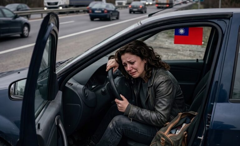 维拉又开了几英里，突然踩刹车