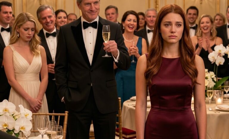 Lorsque Olivia Mercer entra dans la salle de bal de la Bing Concert Hall de l’université Stanford, elle savait déjà qu’elle était la mauvaise fille aux yeux de son père.