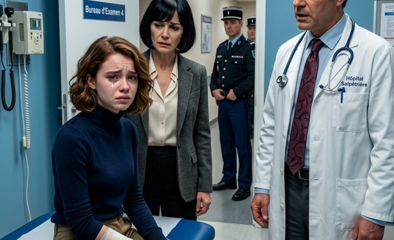 Alors que la sécurité de l’hôpital était assise silencieusement près de l’entrée du cabinet, le Dr Lucas Bennett sentit cette lourdeur familière s’installer dans sa poitrine — la même sensation qu’il avait toujours quand quelque chose n’allait pas.