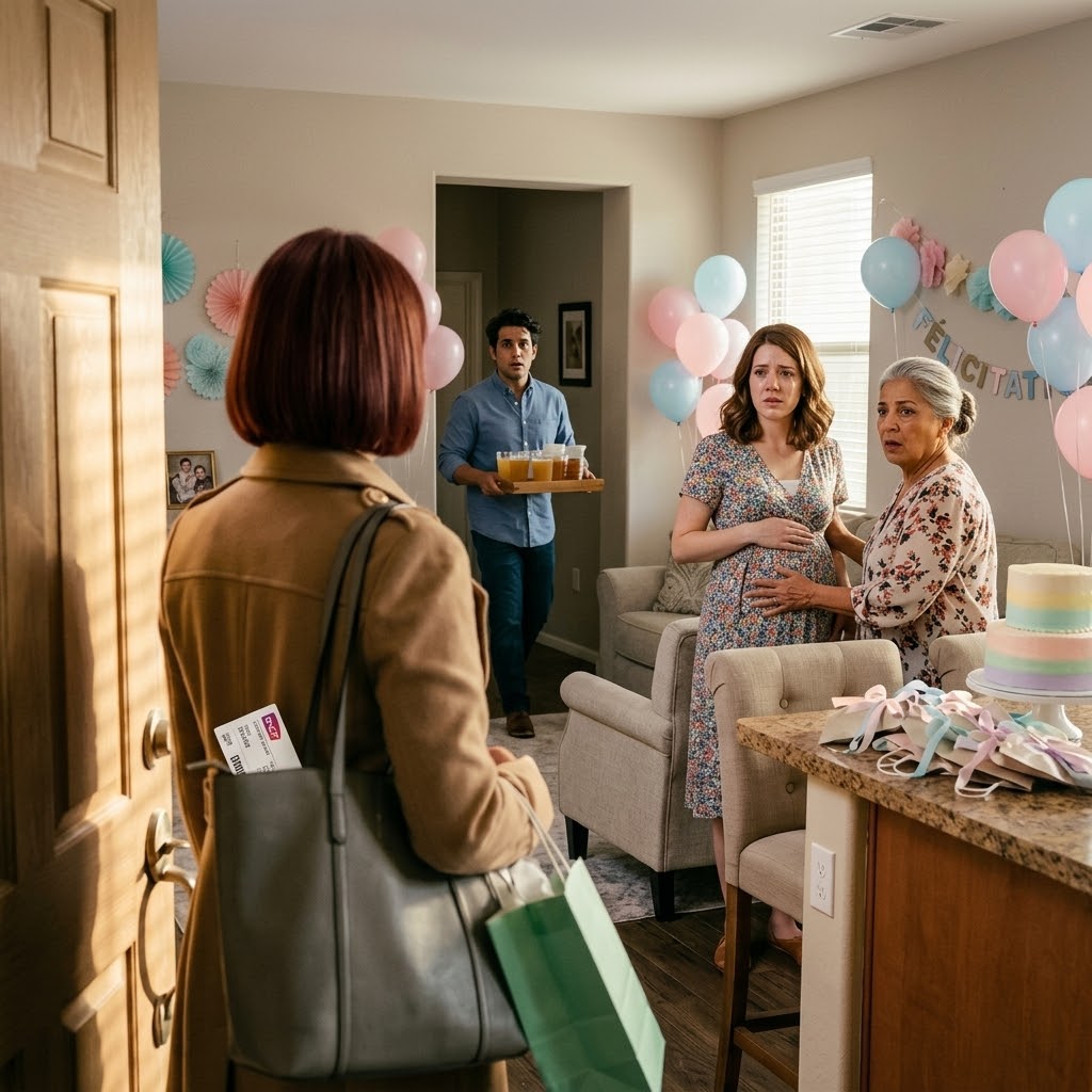 Je suis rentrée plus tôt et j’ai découvert la trahison de mon mari lors de la baby shower.
