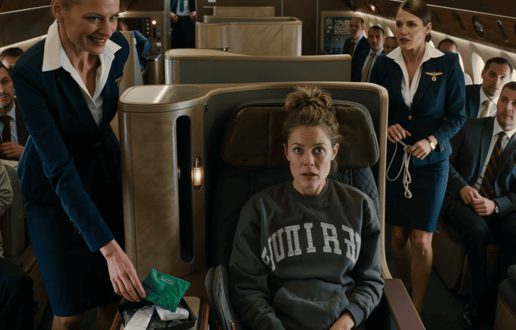 她拿走了我在头等舱的便利包，在客舱门口骂我是人口贩子，还一直问我是否属于那里，却没意识到那个穿着旧卫衣的疲惫女人是那班航班和23排那位男子之间唯一的联邦特工——但十四个月后，在她的假释听证会上，有一件小事还在等待着毁掉她一直推销的那一天的版本