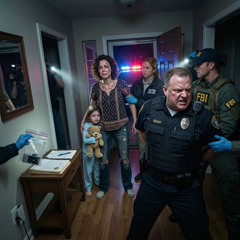 My Wife Was Sobbing, Pleading For Mercy, When Sergeant Grant Ground Her Jaw Hard Under His Boot. “Your Husband Can’t Protect You,” He Spat, As His Men Tormented My Little Girl. I Was Thousands Of Miles Away, Hearing Their Screams Through A Concealed Mic. I Didn’t Dial 911. I Called My Squad. Grant Believed He Was The Law. He Had No Idea He’d Just Declared War On A Ghost Operative Who Has Dropped Bombs On Compounds For Less Than What He Did To My Family. “Now…They Woke The Devil.”