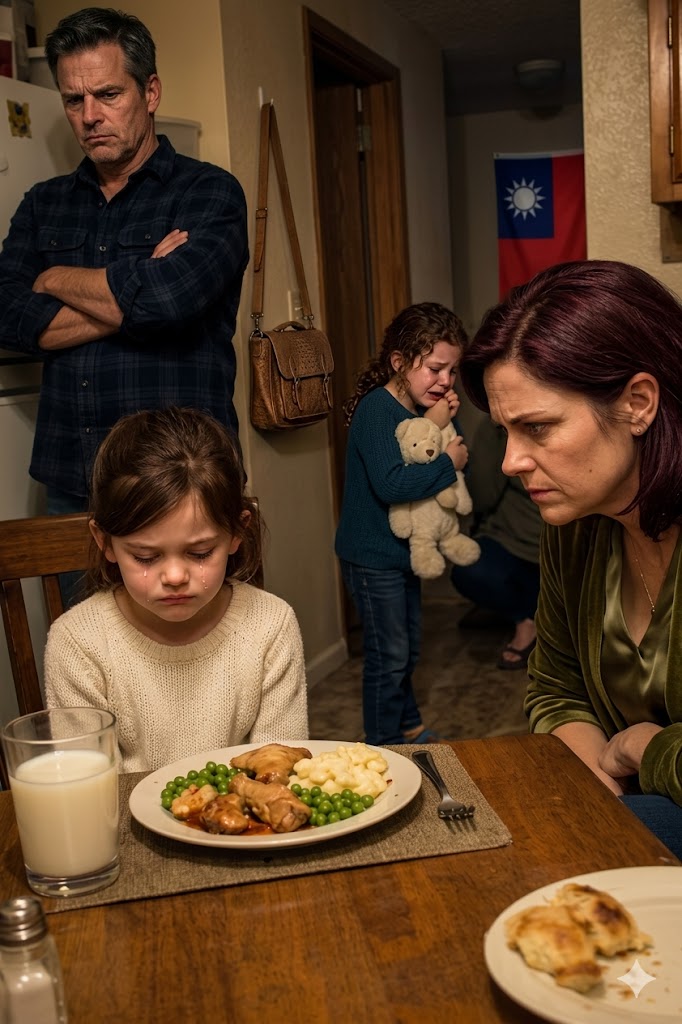 继母注意到她五岁的女儿从不动她的晚饭——“你只是想太多了，她一直都是这样，”丈夫说，但那个小女孩低声说“我坏的时候，我就不能吃东西”，那天晚上一切都崩溃了