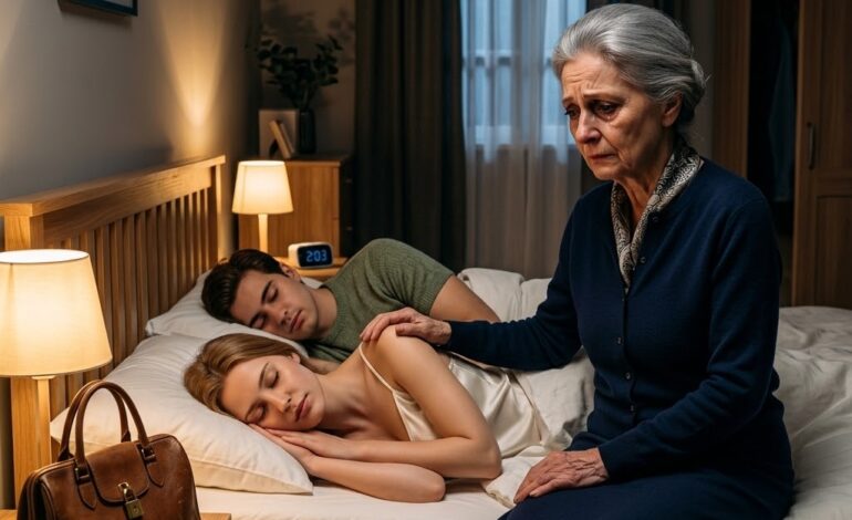 Un soir, ma belle-mère est entrée discrètement dans notre chambre et s’est assise sur le lit. D’une voix tremblante, elle dit : « J’ai peur ce soir. Je veux dormir à côté de mon fils. »