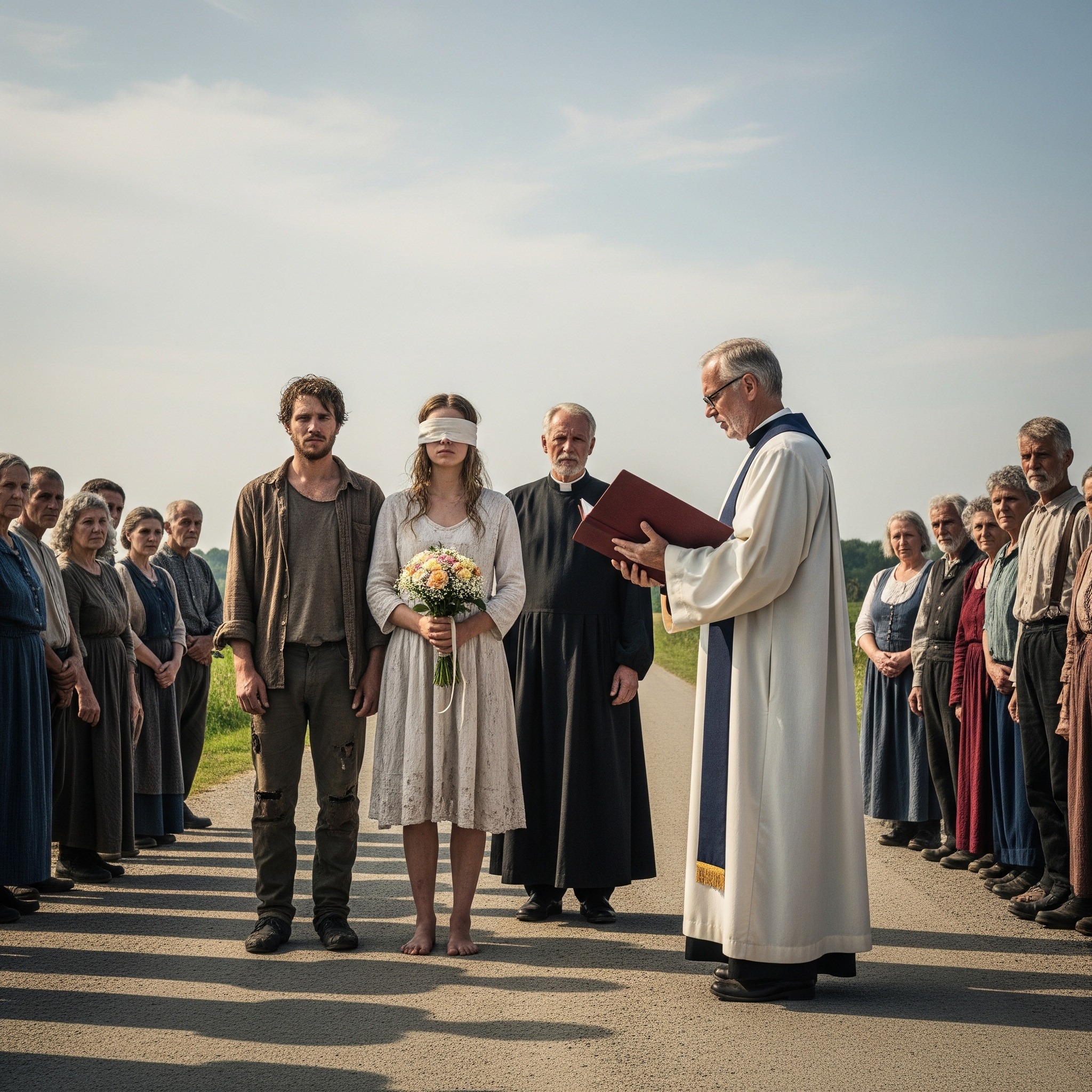 Forced to Marry a Beggar by Her Father, a Blind Woman Discovers the Man Who Would Change Her Life Forever….It was supposed to be the happiest day of her life. Instead, Emma Wallace, twenty-two and blind since childhood, sat trembling in the corner of a small church in Charleston, South Carolina, listening to the whispers that filled the pews.
