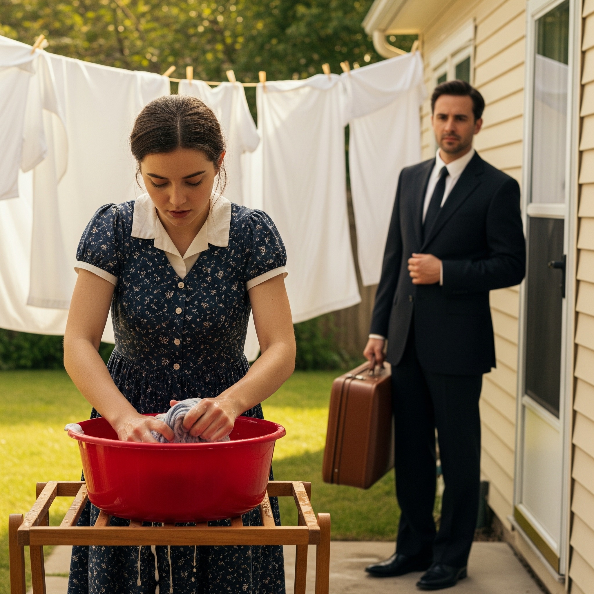 The husband noticed a strange pattern: every time he returned from a business trip, his wife was washing the bed sheets. To uncover the reason, he placed a secret camera in the bedroom, only to face a painful and heartbreaking discovery…..Every time Ethan Miles came home from a business trip, the same thing happened. The moment he stepped through the front door of their cozy suburban home in Portland, Oregon, his wife, Claire, was always in the laundry room—her hands buried in soap and water, scrubbing their bed sheets with quiet intensity. The sound of the washing machine drowned out the silence between them.