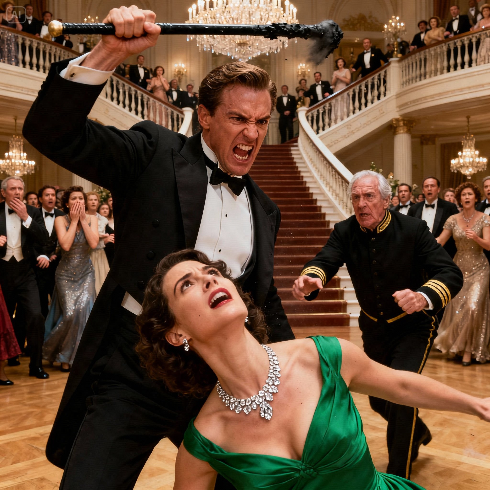 At a crowded party, a man assaulted his wife with a stick to look powerful before his friends — only to face a shocking revenge planned by his billionaire CEO father-in-law…The music was loud, the champagne endless, and laughter spilled through the marble halls of the Caldwell mansion. To everyone watching, Ethan Caldwell and his wife, Amelia, looked like the perfect couple — the kind that appeared in luxury magazines. He was tall, handsome, the heir to a growing construction empire. She was graceful, educated, and the only daughter of the powerful billionaire CEO, Robert Hayes.