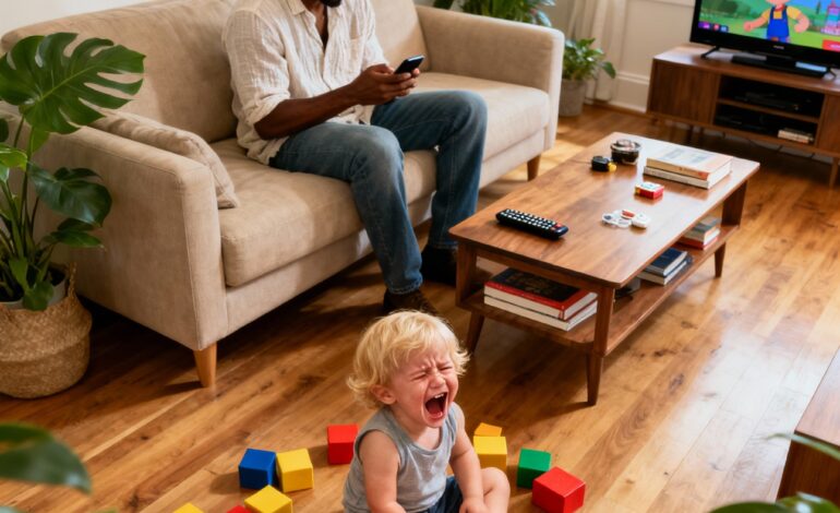 At our baby’s routine appointment, the doctor stopped writing, looked at me, and whispered, “Set up a camera at home — don’t tell your husband.” It began so subtly I almost ignored it. Emma, once full of giggles and delight every time her father appeared, had gone silent. Her smile was gone….It started so quietly that I almost missed it.