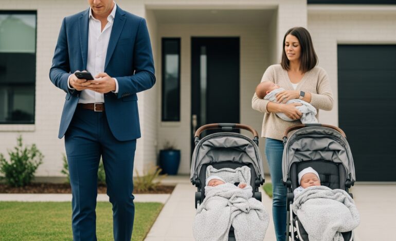 In the blur of sleepless nights after giving birth to our triplets, my husband called me a scarecrow and sought comfort in his secretary’s arms. He mistook my silence for weakness, my fatigue for blindness. What he didn’t see was the storm I was shaping—a masterpiece that would shatter their perfect little illusion for everyone to see…..