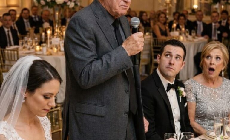 Mitt under bröllopet utbrast min svärmor plötsligt: ”Lägenheten tillhör endast vår son. Hon får ingen del.” Rummet blev genast tyst. Då tog min far, långtradarchauffören, lugnt till orda: ”Nu är det min tur.” Det han sade därefter lämnade henne mållös…