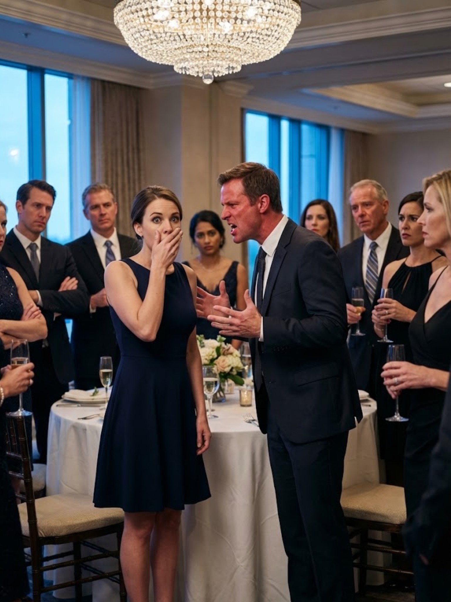 My promotion party turned into a nightmare when my husband punched me in front of everyone. Then his entire family surrounded me and calmly said, “Only God can save you”—like what I’d just suffered was my fault.