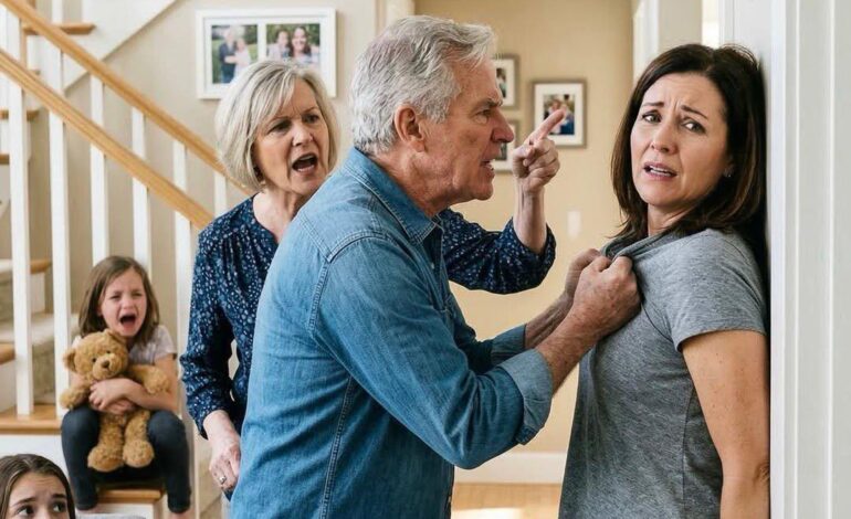 Min mammas ring skar upp mitt ansikte i min egen hall medan min pappa tryckte upp mig mot väggen och krävde att jag skulle betala för min systers bröllop—men vad de inte visste var att jag redan ägde lånet på deras hus…