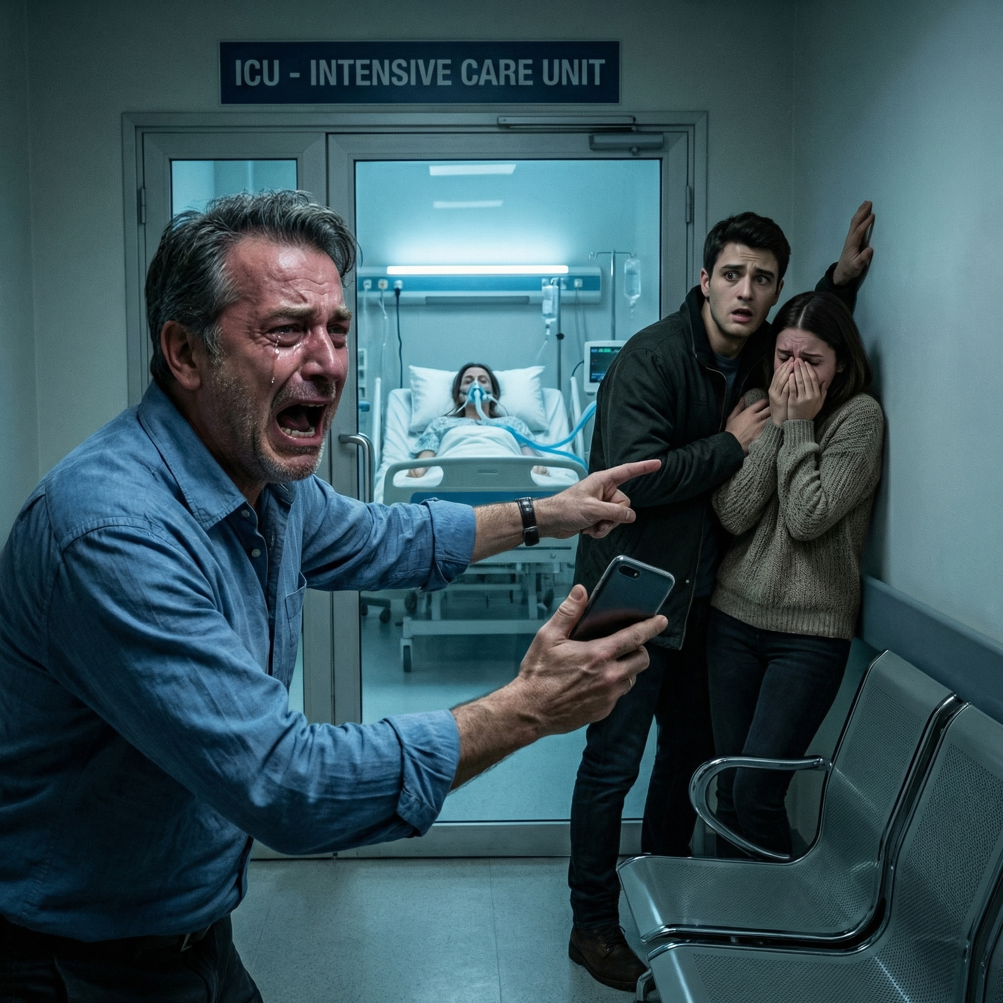 Came Home Early, I Found My Wife Fighting For Her Life In The ICU. My Son And His Wife Were Sitting Quietly As If Nothing Had Happened. I Immediately Locked Every Account They Could Reach, And Then They Panicked.