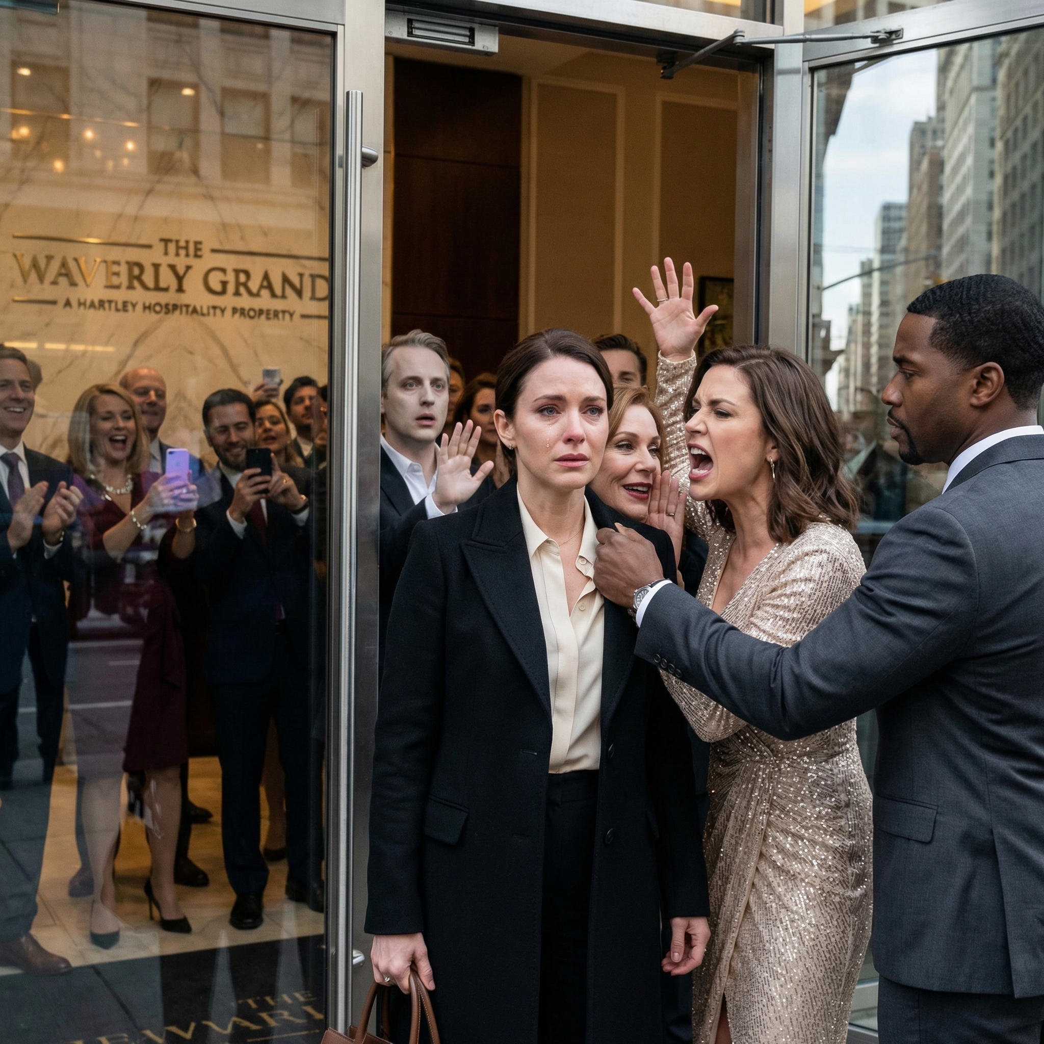 My Sister Barred The Entrance To My Own Luxury Hotel, Mocking That I Couldn’t Even Pay To Enter. My Mother Backed Her, Murmuring That I Shouldn’t Shame The Family. They Never Knew I Owned The Entire Building-And Everything Inside It. My Security Chief Reached The Door. Family Blindness Costs Dearly…