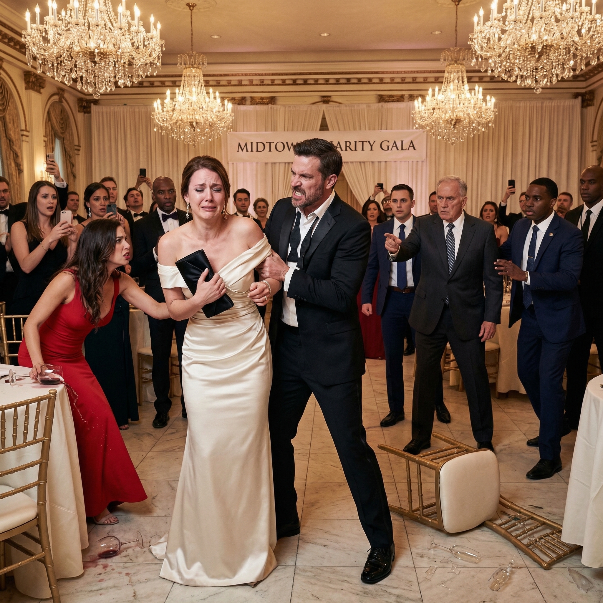 At A Luxury Charity Gala, My Husband Shoved Me To A Table Near The Kitchen And Hissed, “Don’t Say You’re My Wife—Tell People You’re My Assistant. You’re Out Of Your League.” I Stayed Silent, Watching Him With His Mistress. Then I Nodded To The Federal Judge. 10 Min Later, The Party Was Over.