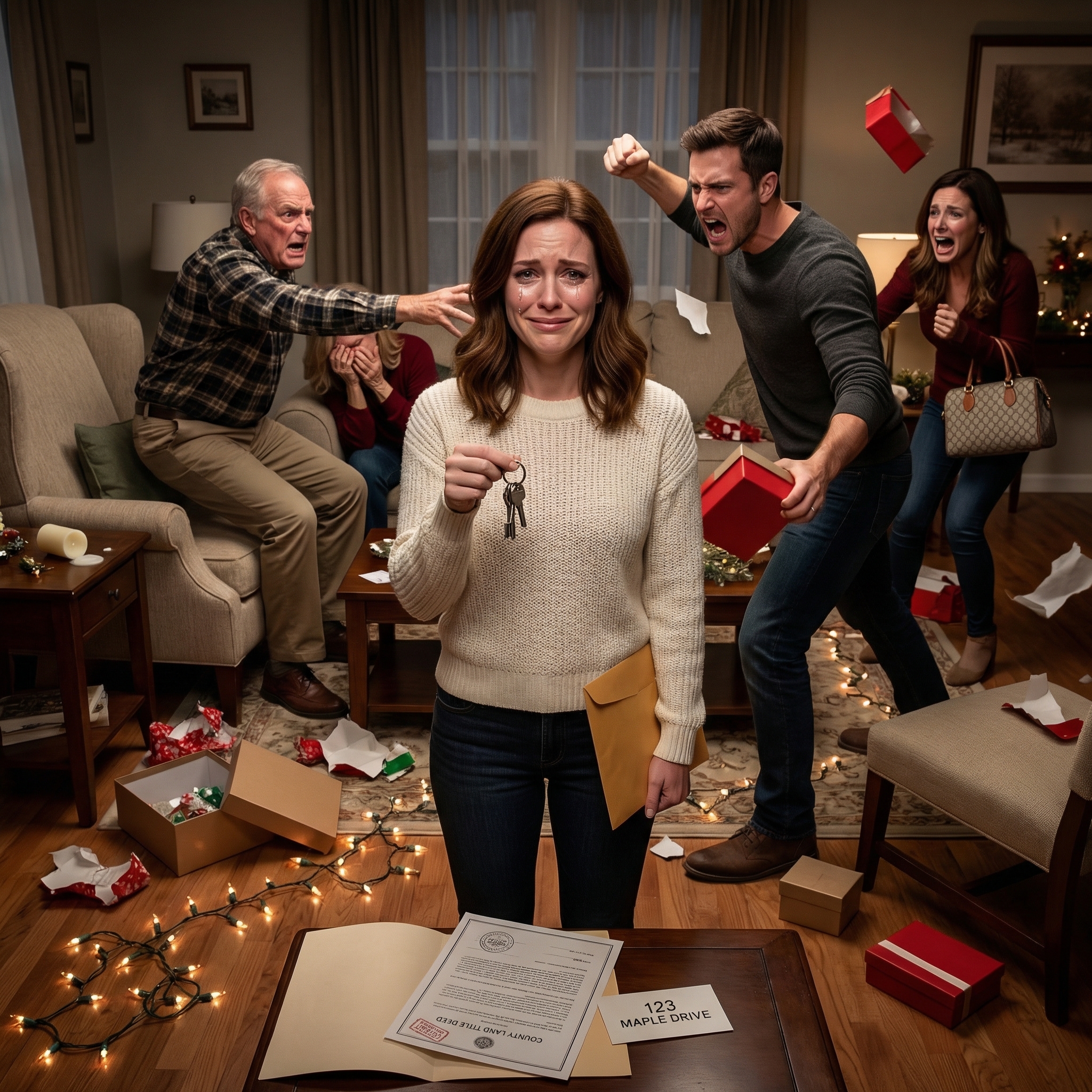 Everyone Unwrapped Presents—Except Me. My Family Smirked, “Oops, Looks Like Yours Got Lost.” They Waited For Me To Shrug It Off. I Smiled And Said, “No Worries—Here’s The Gift I Bought Myself.” The Whole Room Went Silent…