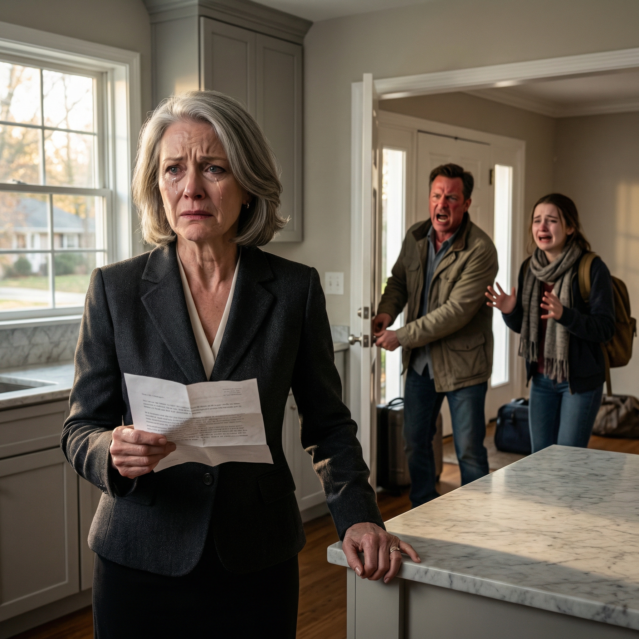 My Son Never Hung Up, And I Heard Him Say, “She’s A Burden.” I Stayed Calm, Sold My $875K Home, Transferred Everything, And Left. They Returned From Europe Smiling, Until The Key Refused To Fit. The House Was Empty. The Note Sat Waiting. …