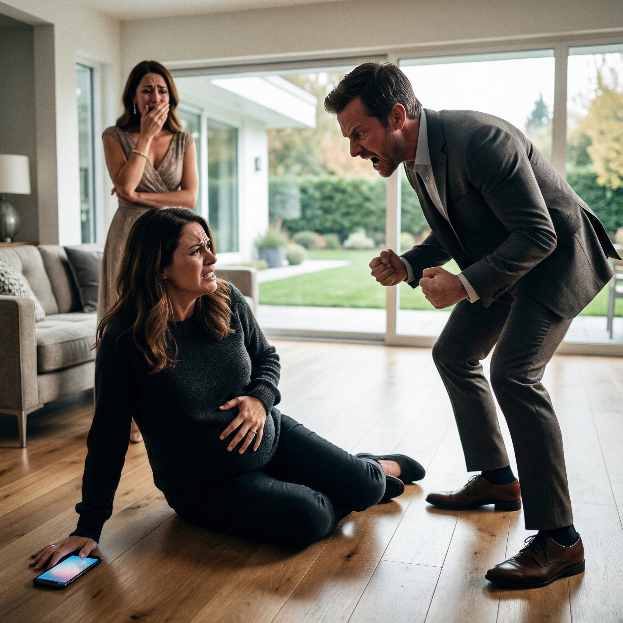 My Husband Drove His Foot Into My Pregnant Belly To Make Me Get An Abortion So He Could Marry His Mistress. In Pain, I Called Someone, And He Trembled With Fear…!!!