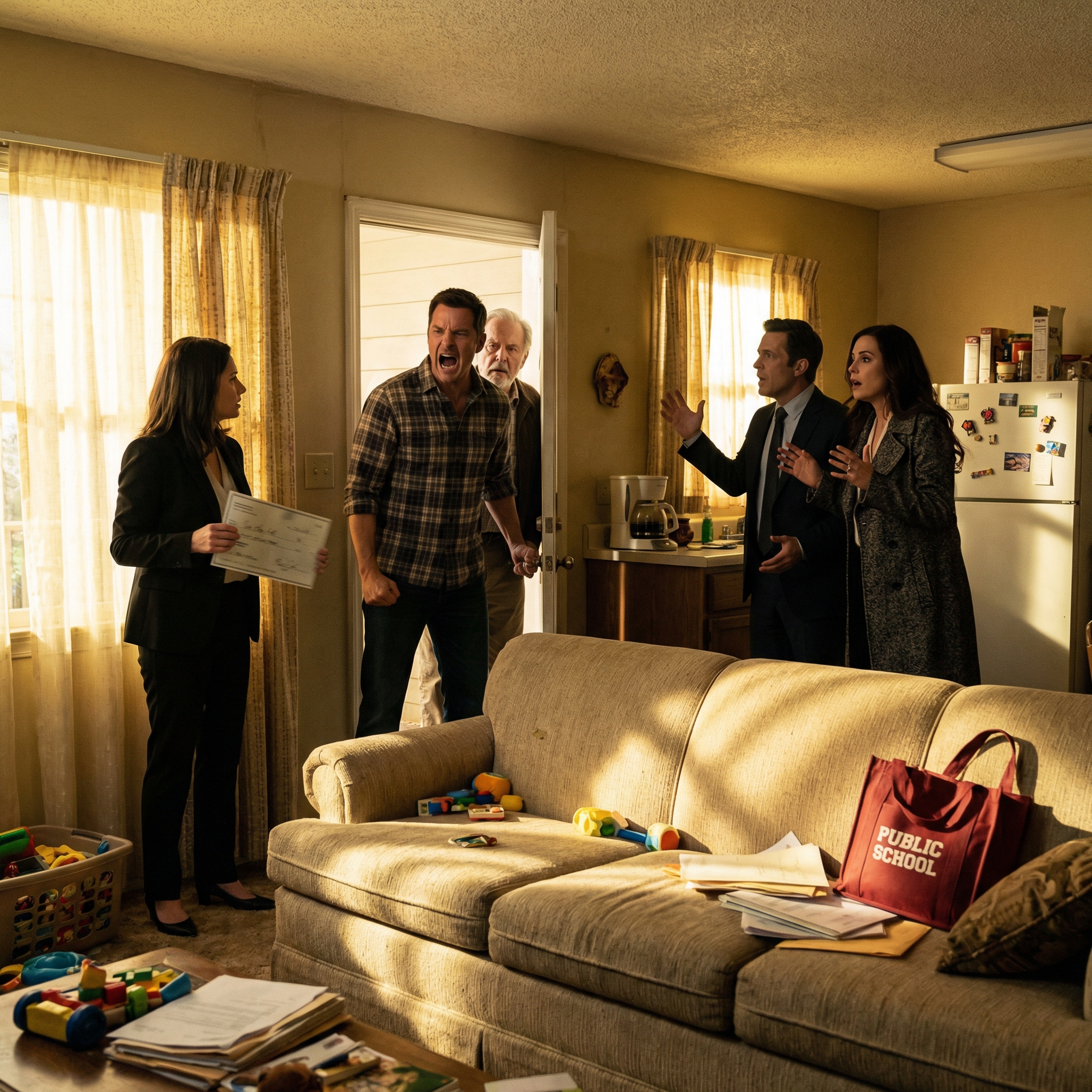 Faking Being Bankrupt, I Pleaded For A Place To Stay. My Wealthy Children Shut The Door In My Face. Only My Youngest Son, A Teacher, Welcomed Me In, Ready To Pawn His Wedding Ring To Feed Me. The Next Morning, My Attorney Showed Up With A $100M Check, And Their Expressions Were Priceless…
