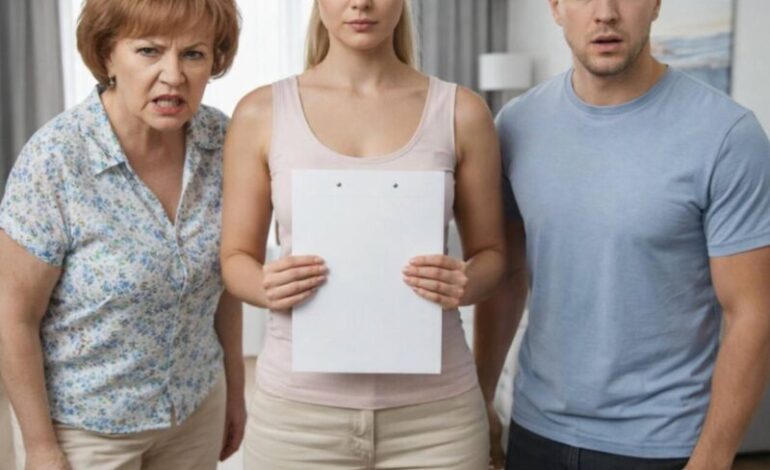 「奧列格說你同意賣掉所有東西，然後平分這筆錢！」岳母厚顏無恥地宣稱。