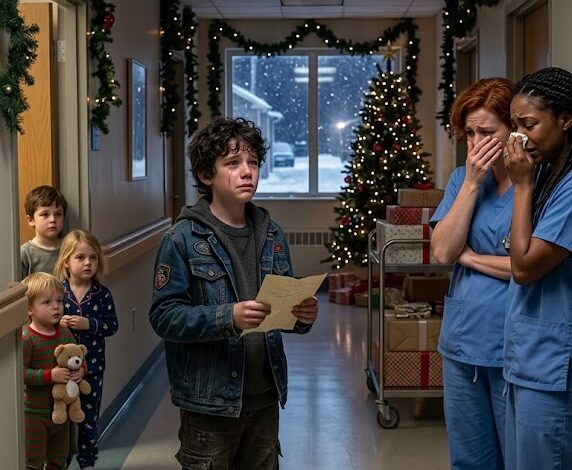 “这孩子是谁？”——他睡在储藏室里，为整个儿童医院买了一个圣诞奇迹。