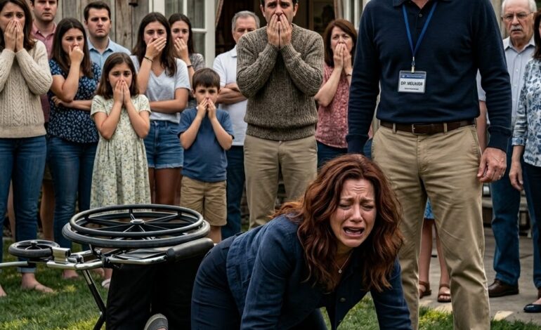 Lors de notre réunion de famille, mon frère m’a poussée hors de mon fauteuil roulant.