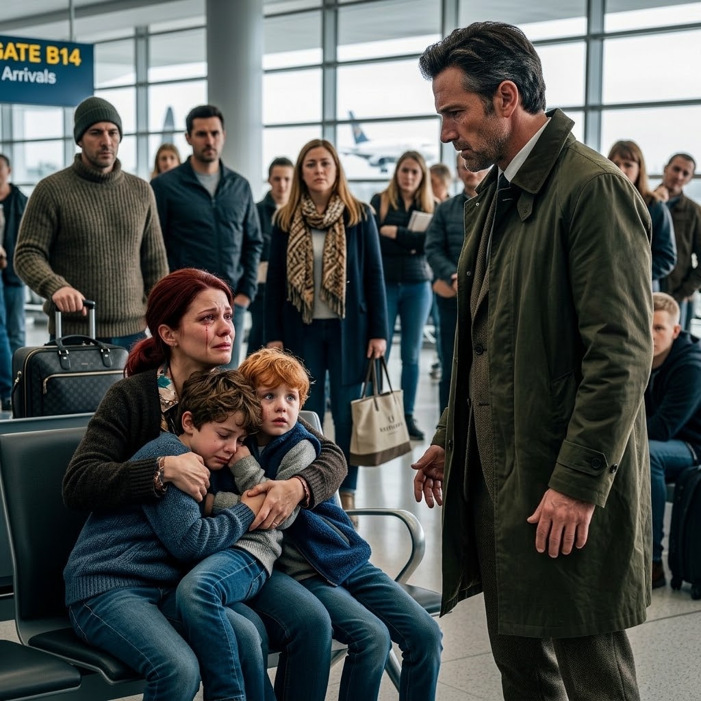 Six Years After Firing His Maid, a Millionaire Sees Her at the Airport with Two Kids — Then the Boy Looks Up and Smiles, Shattering His Perfect Life…..