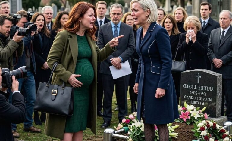 Mitten in der Beerdigung meines Mannes stand meine Schwester auf and behauptete, sie sei mit seinem Kind schwanger — and ass sie die demi seines 50-Millionen-Dollar-Vermögens verdiene. Je fragte : « Meinst du das ernst ? » Sie sagte ohne zu zögern ja. Je le laisse si bien, dass der ganze Raum verstummte…