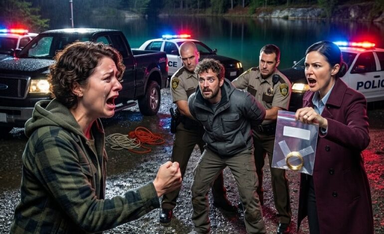 At 3 A.M., I Saw My Husband Quietly Drive Off In His Truck. I Followed Him And Froze When I Saw Him Drag A Sack And Dump It Into The Lake. My Heart Felt Like It Stopped, I Was Shaking As I Called 911. When They Pulled The Sack Back Up, What I Saw Inside Made Me Tremble In Horror.
