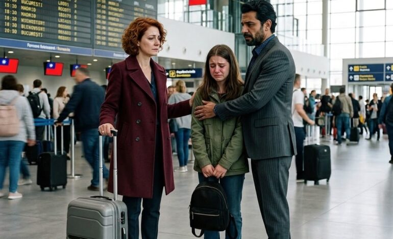 在机场，看到我丈夫时，我差点把行李箱掉了