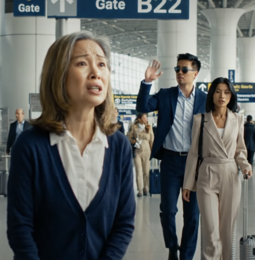 Deux mois après les funérailles de mon mari, mon fils m’a emmenée à l’aéroport pour un voyage « réparateur » en Floride. Puis sa femme m’a dit : « Appelle quelqu’un ou vends ton téléphone », et m’a laissée là avec un aller simple et sans bagages… Ils sont entrés en première classe, persuadés que j’étais perdue et anéantie, sans la moindre idée de qui j’allais appeler ensuite.