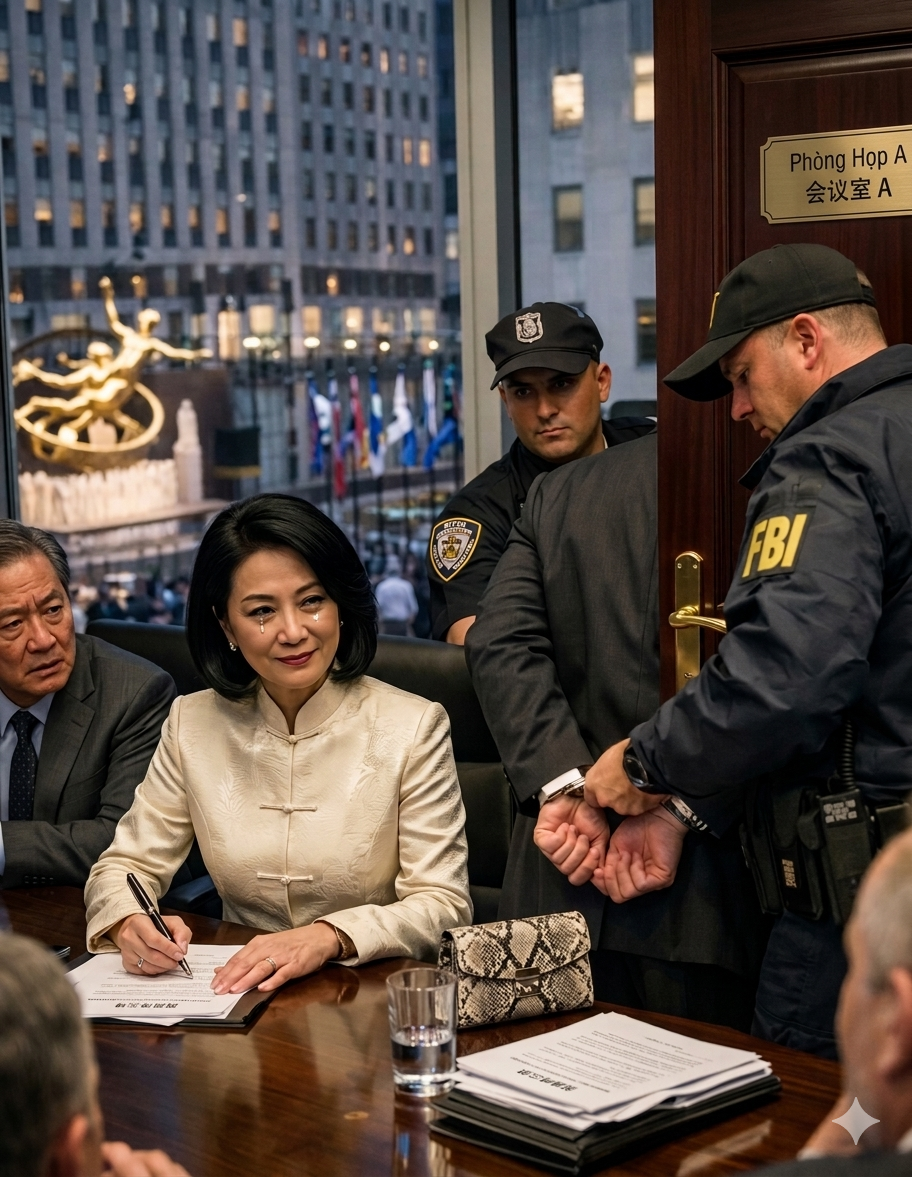 他將離婚協議書遞過大理石島台，罵她是寄生蟲，應該永遠消失——但僅僅幾個小時後，在洛克菲勒中心的一次閉門會議上，她簽署了一份價值8億美元的協議，改變了權力平衡……隨後，手銬的聲音讓房間鴉雀無聲。