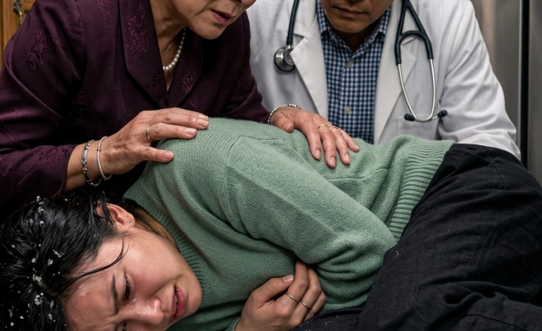 哥哥打斷了我的肋骨，我蜷縮在冰冷的廚房地板上，拼命地呼吸著。母親蹲在我身邊，身上散發著昂貴香水的濃烈氣味，冷冷地低語道：「別說話——他還有未來要守護。」她做夢也想不到，看著我胸口起伏的醫生，即將做出一個會永遠摧毀我們家庭的決定。